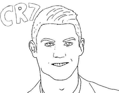 32+ Christiano Ronaldo Colouring Pages