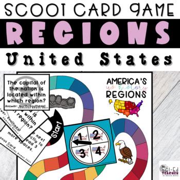 US Regions Boardgame by Amanda Bowen - The Sci Ed Teacher | TPT