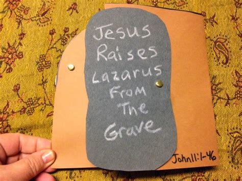 Children's Bible Lessons: Lesson - Jesus Raises Lazarus From The Dead