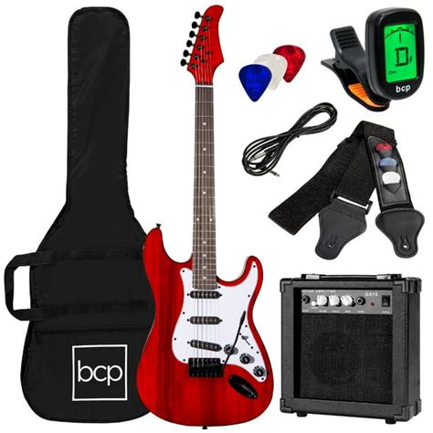 Best Choice Products 39in Full Size Beginner Electric Guitar Kit with ...