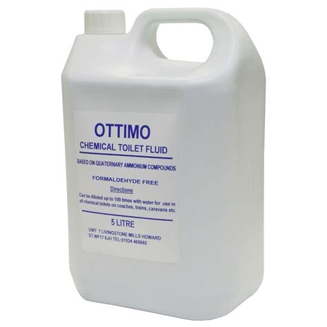 Ottimo Chemical Toilet Fluid - 5 Litre Bottle