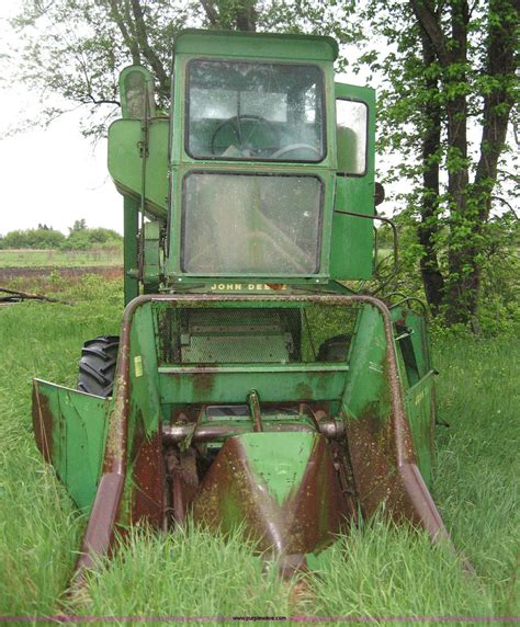 John Deere 45 combine with 210 two-row header in Hillsboro, KS | Item ...