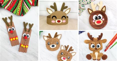 21 Easy Reindeer Crafts For Kids (With Free Templates)