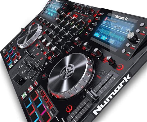 Numark Intelligent 4-Deck DJ Controller for Serato DJ - Black | NVMKII ...