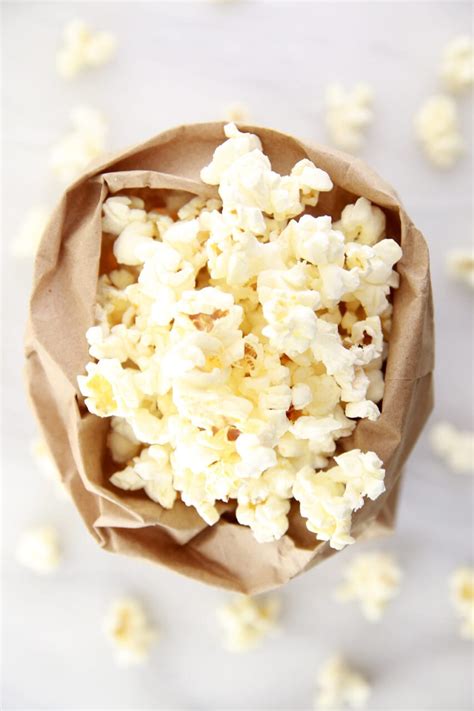 Homemade Microwave Popcorn Made in a Brown Paper Bag - Gemma’s Bigger ...