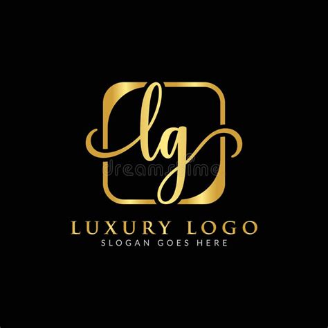 Initial LG Letter Logo Design Vector Template. Luxury Letter LG Logo ...