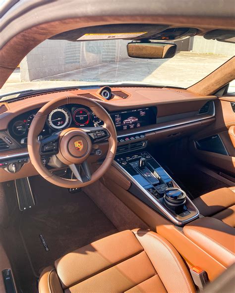 Truffle Brown 992 interior : r/Porsche