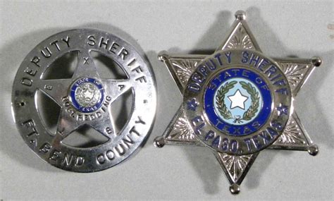 Lot of Two Law Enforcement Badges