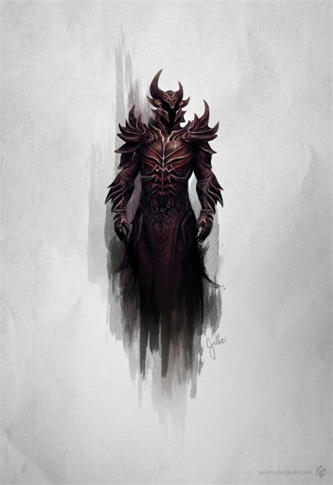 Very cool Daedra armor artwork | Skyrim art, Elder scrolls art, Elder ...