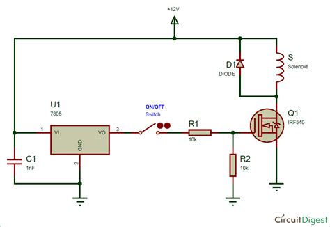 Solenoid Driver Circuit Diagram