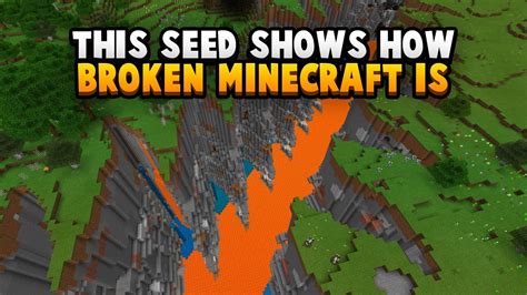 This Seed Shows How Truly BROKEN Minecraft Is - YouTube