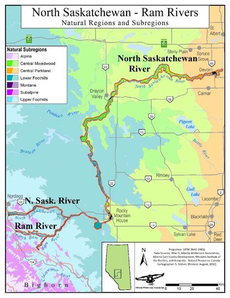 North Saskatchewan Ram Rivers - Alberta Wilderness Association