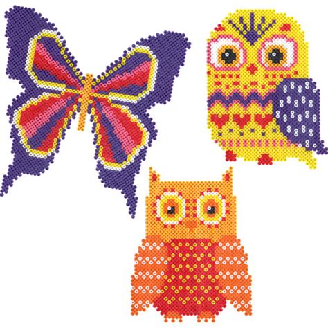 Mini Beads Owls and Butterfly - Perler.com