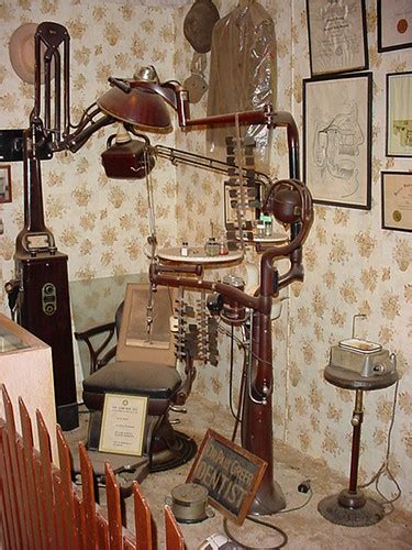 Fort Belknap Museum-Dentist Chair | Old Dentist's Examining … | Flickr