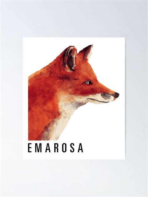 "Emarosa Versus Fox" Poster for Sale by GutterPress | Redbubble