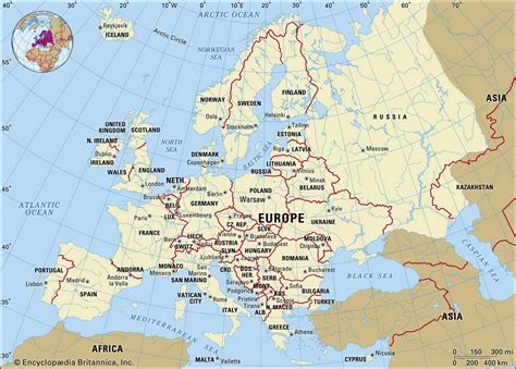 Europe geography key facts and maps - World atlas