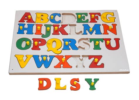 Buy ABC WOODEN PUZZLE FOR KIDS TO LEARN THE ALPHABETS . Online @ ₹350 ...