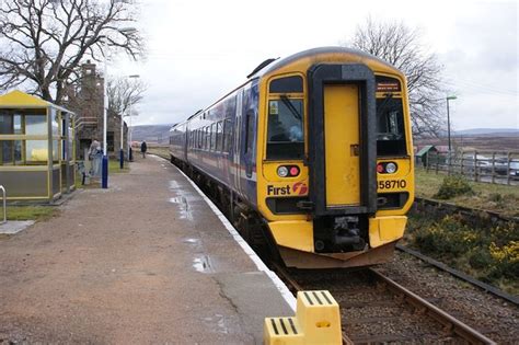 Scotrail Class 158 at Kinbrace © Rob Newman :: Geograph Britain and Ireland