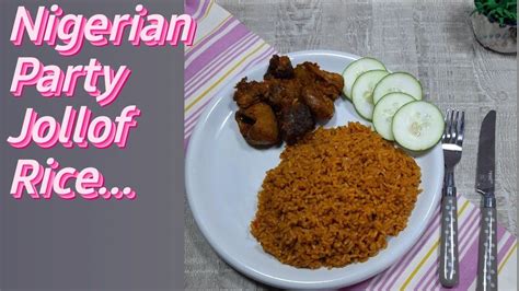 How to cook Nigerian Party Jollof Rice | Cooking, Jollof rice, Cooking ...