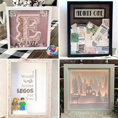 20 DIY Ideas to Personalize a Shadowbox - The Crafty Blog Stalker