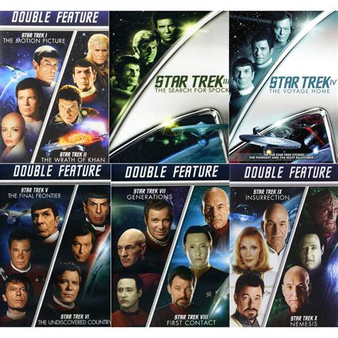 Amazon.com: Star Trek 10 Movie DVD Collection: Motion Picture / Wrath ...