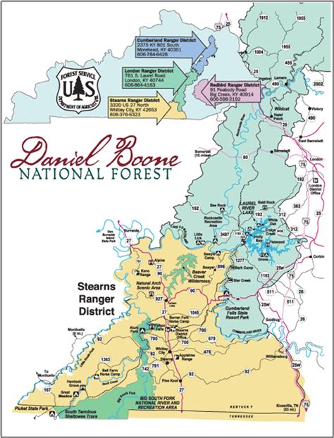 Explore the Stunning Districts of Daniel Boone National Forest