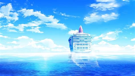 Anime Ship, Ship, Scenery, Anime, Sky, Blue, See, Nature, HD wallpaper ...