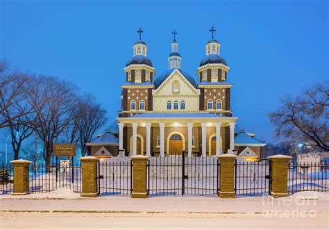 Ukrainian Cathedral winter Photograph by Michael Wheatley - Fine Art ...