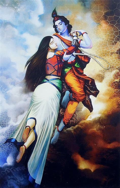 Romantic Radha Krishna Cartoon Images - Draw-plum