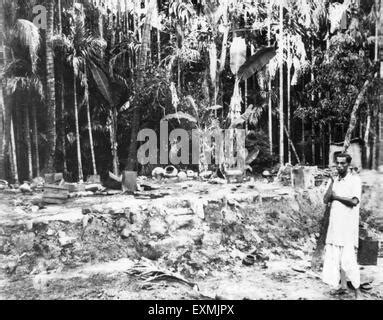 Destruction caused by riots between Hindus and Muslims in Noakhali East ...