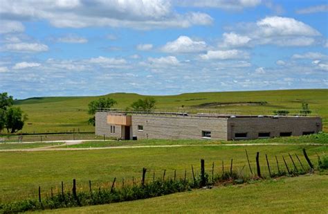 Tallgrass Prairie National Preserve visitors center, Flint Hills ...