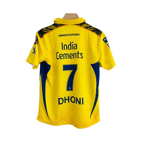 CSK Official Ms Dhoni Jersey 2023 | IPL jersey - Cyberried Store