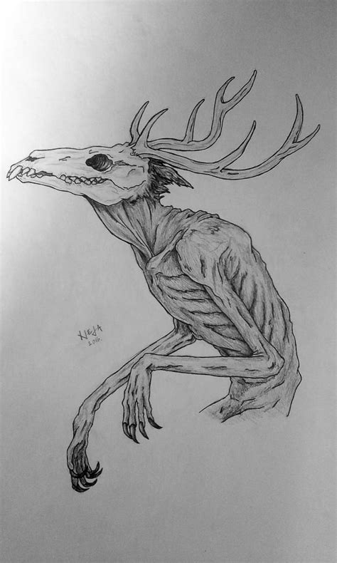 Wendigo by RabbitHazard on DeviantArt