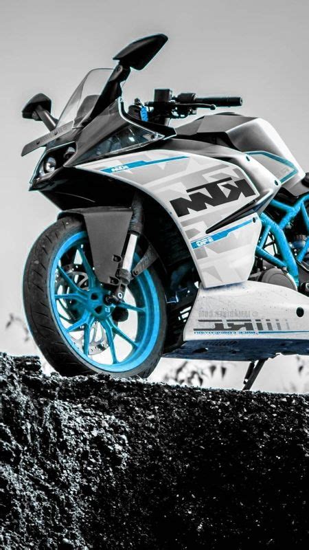 Ktm Bike - Blue And White - Bike Color Wallpaper Download | MobCup