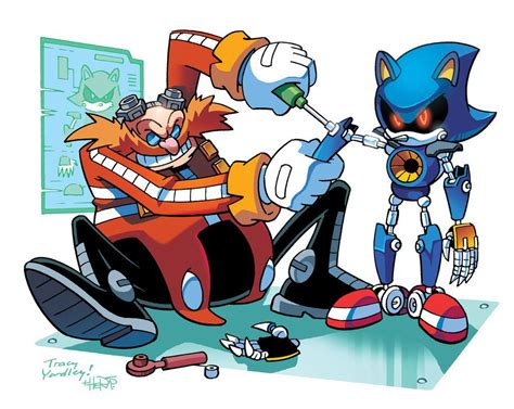 Eggman and Metal Sonic (Coloring Commission) by herms85 | Sonic, Sonic ...