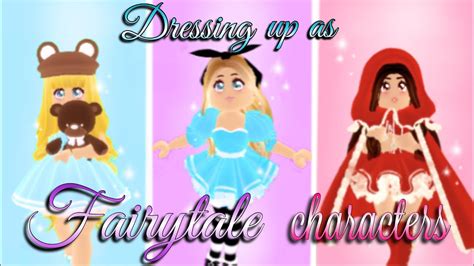 Dressing up as Fairy Tale Characters in Royale High!! ~ Roblox~ - YouTube