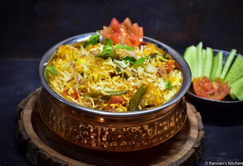 Hyderabadi Veg Dum Biryani - Kannan's Kitchen