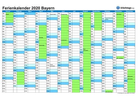 KALENDER 2020 PDF BAYERN - Calendario 2019