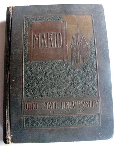 Lot Detail - 1920 "MAKIO" OHIO STATE SCHOOL YEARBOOK- LOADS OF ATHLETICS