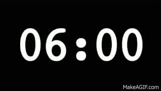 6 minutes timer on Make a GIF