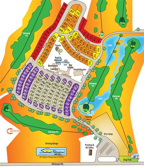 RV Resort Park Map and Guest Guide For The Springs at Borrego