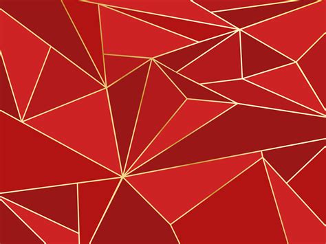 Red And Gold Geometric Wallpapers - Wallpaper Cave