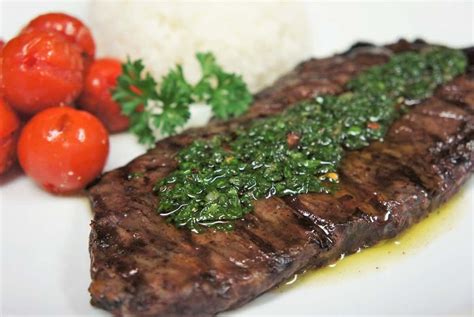 Churrasco Steak and Chimichurri - Cook2eatwell