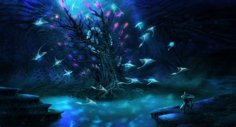 ArtStation - -Lost River: Ghost Tree- Subnautica Concept