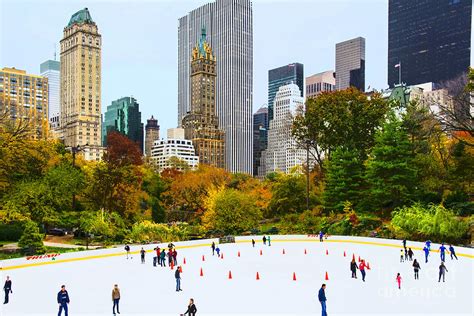 Wollman Rink NYC in Autumn Photograph by Regina Geoghan - Fine Art America