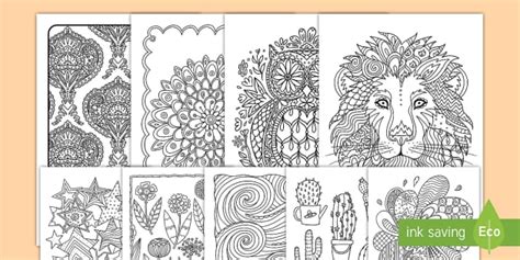 Mindfulness Coloring Pages | Twinkl USA (Teacher-Made)