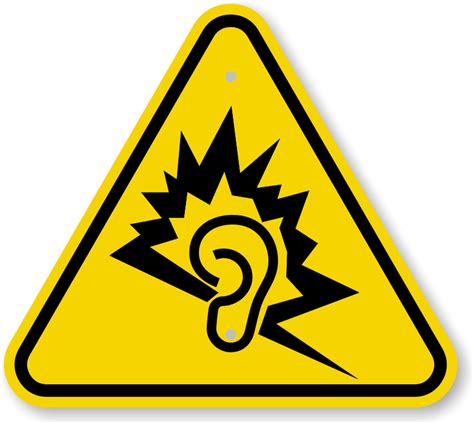 ISO Loud Noise Warning Sign Symbol - Best Prices, Ships Fast, SKU: IS ...