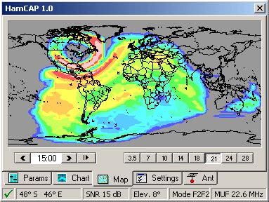 6 Meter Propagation Map - Map Of Staten