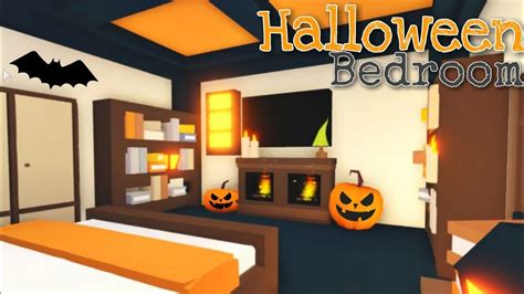 Halloween Bedroom 🎃🦇 | Adopt Me Speed build! Roblox - YouTube