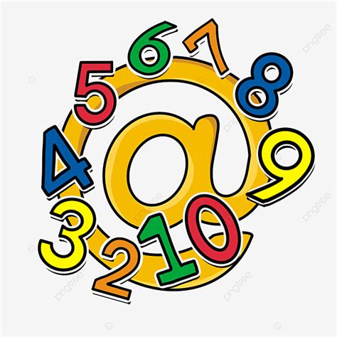 Number Math Clipart Transparent Background, Math Clipart Cartoon ...